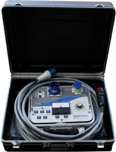 Auto Degauss in Carrying Case with Degaussing Cable